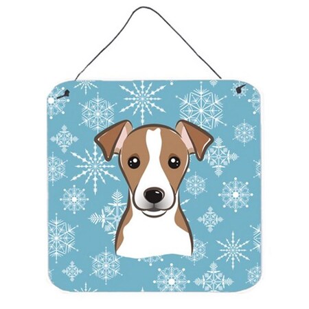 Carolines Treasures Snowflake Jack Russell Terrier Wall and Door Hanging Prints BB1694DS66